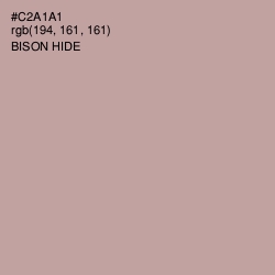 #C2A1A1 - Bison Hide Color Image